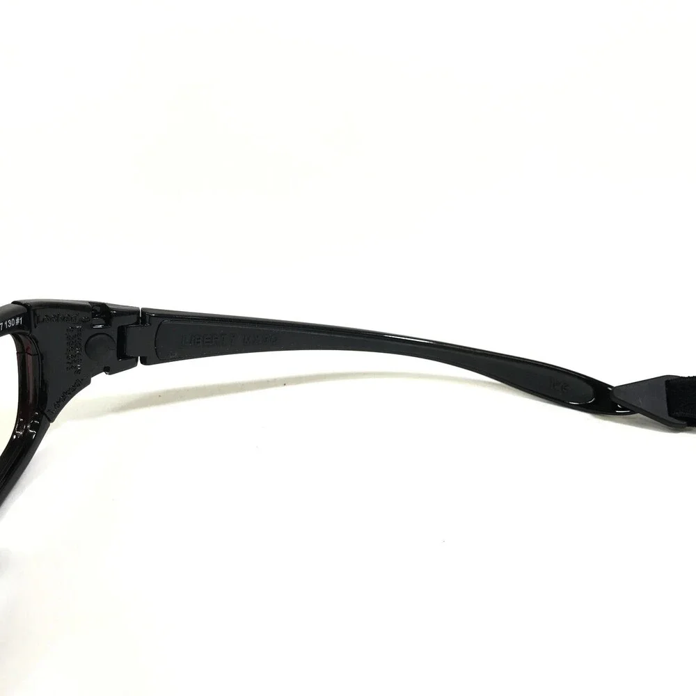Rec Specs Maxx Athletic Goggles Frames MX-30 #1 Black Polished Red 53-17-130